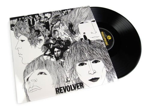 Formato revolver the beatles vinyl original lanzado en Reino Unido, 1964